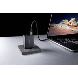 Intenso W65ACC GaN USB nabíječka, GaN, USB Power Delivery (USB-PD) , 1x USB A , 2x USB-C®, 65 W, černá