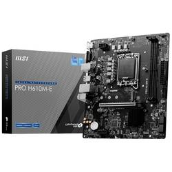 MSI PRO H610M-E Základní deska Socket (PC) Intel® 1700 Tvarový faktor Micro-ATX Čipová sada základní desky Intel® H610