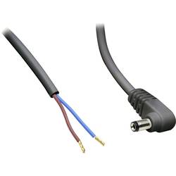 BKL Electronic 075166 nízkonapěťový připojovací kabel nízkonapěťová zástrčka - kabel s otevřenými konci 5.50 mm 2.10 mm 30.00 cm 1 ks Piece