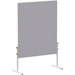 Maul moderační tabule MAULsolid (š x v) 120 cm x 150 cm plsť šedá včetně koleček, nástěnka, oboustranně použitelné 6365682