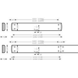Trilux 6634651 Atirion D-L #6634651 LED mřížkové svítidlo 52 W bílá bílá