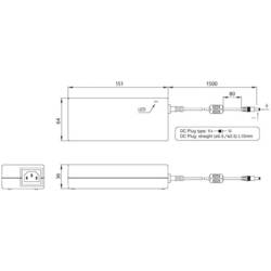 Bicker Elektronik BET-0912-T napájecí adaptér, stálé napětí 12 V/DC 7 A 90 W