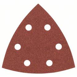Bosch Accessories 25-teiliges Schleifblatt-Set für Deltaschleifer, Körnung 180 2607017109 brusný list na suchý zip, s otvory Zrnitost 180 Rozměr přes roh 93 mm
