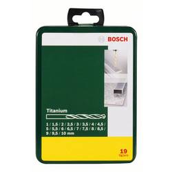 Bosch Accessories 2607019437 HSS sada spirálových vrtáku do kovu 19dílná 1 mm, 1.5 mm, 2 mm, 2.5 mm, 3 mm, 3.5 mm, 4 mm, 4.5 mm, 5 mm, 5.5 mm, 6 mm, 6.5 mm, 7