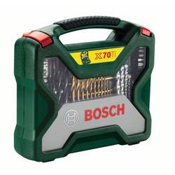 Bosch Accessories 2607019329 X-Line 70dílná sada bitů a vrtáků kov, kámen, beton, dřevo, zdivo