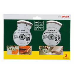 Bosch Accessories 2607019478 2607019478 diamantový řezný kotouč Průměr 115 mm Ø otvoru 22.23 mm stavební materiály 2 ks