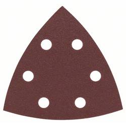 Bosch Accessories 2607019490 2607019490 brusný papír pro delta brusky na suchý zip, s otvory Zrnitost 120 Rozměr přes roh 93 mm 25 ks