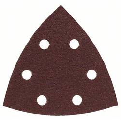 Bosch Accessories 2607019488 2607019488 brusný papír pro delta brusky na suchý zip, s otvory Zrnitost 60 Rozměr přes roh 93 mm 25 ks