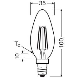 OSRAM HOMELIGHTING 4099854338694 LED Energetická třída (EEK2021) A (A - G) E14 2.2 W = 40 W teplá bílá (Ø x v) 35 mm x 35 mm 3 ks