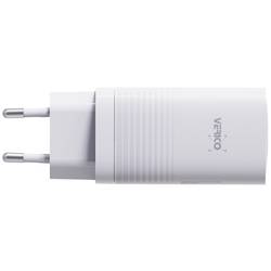 Verico Mojo 65W GaN 3 USB nabíječka, 1x USB A , 2x USB-C®, 65 W, Dodávka energie, bílá