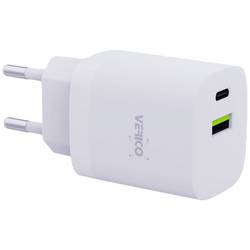 Verico Mojo 30W GaN 2 USB nabíječka, 1x USB A , 1x USB-C®, 30 W, bílá