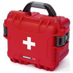 NANUK 908-FSA9 Kufřík první pomoci NANUK Mod. 908, prázdný, 241 x 190 x 190 mm 241 x 190 x 190 červená