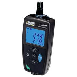 Chauvin Arnoux C.A 1246 vlhkoměr vzduchu (hygrometr), 3.0 % rF-98.0 % rF, datalogger a bezdrátové USB rozhraní , Funkce dataloggeru , detektor bodu tání/plísně