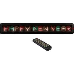 Eurolite ESN 7x80 informační LED panel s pohyblivým textem s dálkovým ovládáním RGB (š x v x h) 647 x 35 x 97 mm