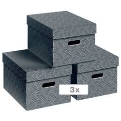 Leitz úložný box VON šedá 15 l (š x v x h) 265 x 205 x 365 mm 3 ks