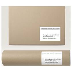 Avery-Zweckform 8024-300 přepravní štítky 105 x 74 mm papír bílá 2400 ks permanentní (silné lepidlo) laserová tiskárna, inkoustová tiskárna