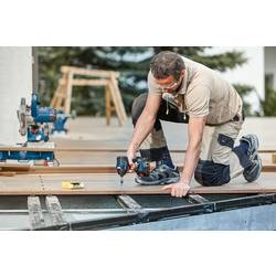 Bosch Professional GDR 18V-200, 06019J2106 aku rázový utahovák, 200 Nm, 18 V, Li-Ion, bez akumulátoru, bez nabíječky, kufřík, bezkartáčové