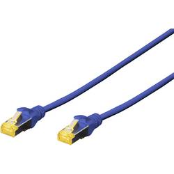 Digitus DK-1644-A-030 RJ45 síťové kabely, propojovací kabely CAT 6A S/FTP 3.00 m šedá bez halogenů, kroucené páry , s ochranou, samozhášecí 1 ks