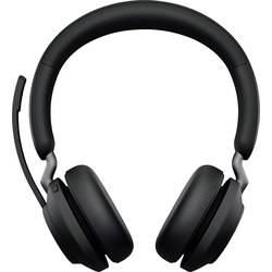 Jabra Evolve2 65 MS Headset otevřená (On Ear) Bluetooth® stereo černá regulace hlasitosti, Indikátor nabití, Vypnutí zvuku mikrofonu telefon