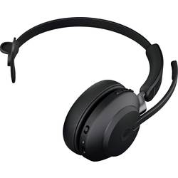 Jabra Evolve2 65 monaural Headset otevřená (On Ear) Bluetooth® stereo černá regulace hlasitosti, Indikátor nabití, Vypnutí zvuku mikrofonu telefon