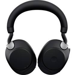Jabra Evolve2 85 UC telefon Headset uzavřená (Over Ear) Bluetooth®, kabelová stereo černá Redukce šumu mikrofonu regulace hlasitosti, Indikátor nabití, Vypnutí