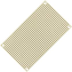 TRU COMPONENTS eurodeska bez CU vložky tvrzený papír (d x š) 100 mm x 60 mm 35 µm Rastr (rozteč) 2.54 mm Množství 4 ks