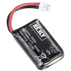 Reely RE-6808956 akupack Li-Pol (modelářství), 3.7 V, 220 mAh, články 1, plochý konektor
