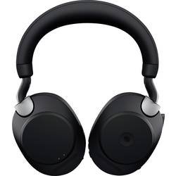 Jabra Evolve2 85 MS Headset uzavřená (Over Ear) Bluetooth®, kabelová stereo černá Redukce šumu mikrofonu regulace hlasitosti, Indikátor nabití, Vypnutí zvuku