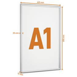 Durable sklopný rám DIN A1 625 mm x 870 mm x 12 mm 1 ks