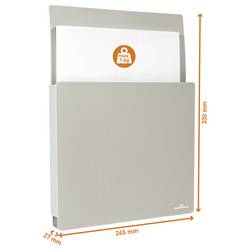 Durable držák dokumentů 1 x DIN A4 245 mm x 330 mm x 27 mm 1 ks