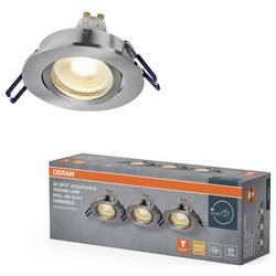 OSRAM HOMELIGHTING 4058075853492 stropní lampa, LED stropní reflektor, LED, GU10, saténovo-niklová