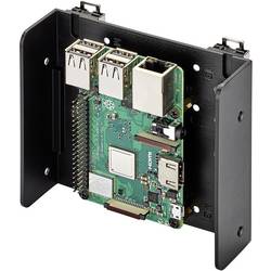Renkforce držák DIN-Rail Vhodné pro (vývojové sady): Raspberry Pi®, Arduino, Banana Pi včetně montáže na lištu černá