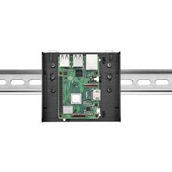 Renkforce držák DIN-Rail Vhodné pro (vývojové sady): Raspberry Pi®, Arduino, Banana Pi včetně montáže na lištu černá