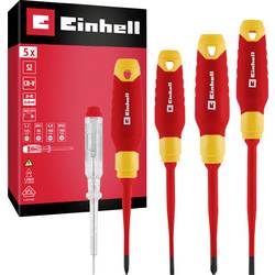Einhell sada šroubováků VDE, velikost SL 4.0, SL 5.5, PH 1, PH 2