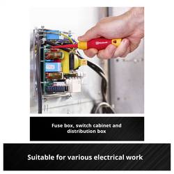 Einhell sada šroubováků VDE, velikost SL 4.0, SL 5.5, PH 1, PH 2