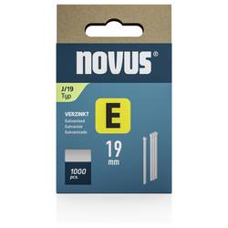 Novus Tools 044-0090 Hřebíky do sponkovačky Typ J Vnější délka 19 mm 1000 ks