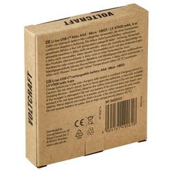 VOLTCRAFT akumulátor AAA Li-Ion 500 mAh 1.5 V 4 ks