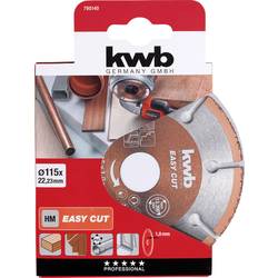 kwb 790540 řezný kotouč rovný 125 mm 1 ks dřevo, plast, měď