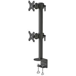 Neomounts FPMA-D960DVBLACKPLUS držák na stůl pro monitor 2 Displej: (s) 43,2 cm (17) - 124,5 cm (49) černá nakláněcí, otočný, naklápěcí, nastavitelná výška