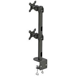 Neomounts FPMA-D960DVBLACKPLUS držák na stůl pro monitor 2 Displej: (s) 43,2 cm (17) - 124,5 cm (49) černá nakláněcí, otočný, naklápěcí, nastavitelná výška