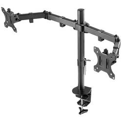 Neomounts FPMA-D550DBLACK držák na stůl pro monitor 2 Displej: (s) 25,4 cm (10) - 81,3 cm (32) černá nakláněcí, otočný, naklápěcí, nastavitelná výška