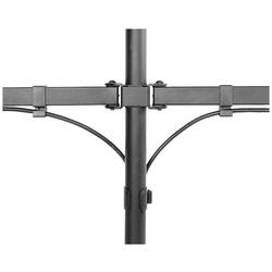 Neomounts FPMA-D550DBLACK držák na stůl pro monitor 2 Displej: (s) 25,4 cm (10) - 81,3 cm (32) černá nakláněcí, otočný, naklápěcí, nastavitelná výška