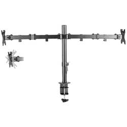 Neomounts FPMA-D550DBLACK držák na stůl pro monitor 2 Displej: (s) 25,4 cm (10) - 81,3 cm (32) černá nakláněcí, otočný, naklápěcí, nastavitelná výška