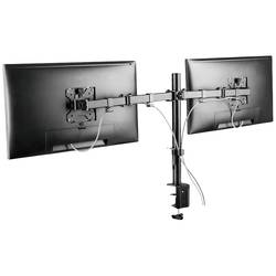 Neomounts FPMA-D550DBLACK držák na stůl pro monitor 2 Displej: (s) 25,4 cm (10) - 81,3 cm (32) černá nakláněcí, otočný, naklápěcí, nastavitelná výška
