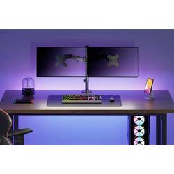 Neomounts FPMA-D550DBLACK držák na stůl pro monitor 2 Displej: (s) 25,4 cm (10) - 81,3 cm (32) černá nakláněcí, otočný, naklápěcí, nastavitelná výška