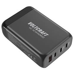 VOLTCRAFT UC-3C1A140W02 USB nabíječka 140 W 3x USB-C®, 1x USB A Počet výstupů: 4 x GaN, USB Power Delivery (USB-PD) , Rychlonabíječka