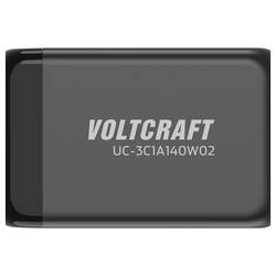 VOLTCRAFT UC-3C1A140W02 USB nabíječka 140 W 3x USB-C®, 1x USB A Počet výstupů: 4 x GaN, USB Power Delivery (USB-PD) , Rychlonabíječka
