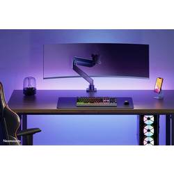 Neomounts NM-D775BLACKPLUS držák na stůl pro monitor 1 Displej: (s) 25,4 cm (10) - 124,5 cm (49) černá otočný, nakláněcí, naklápěcí, nastavitelná výška