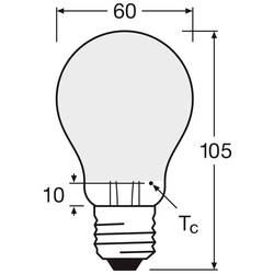 OSRAM HOMELIGHTING 4058075845688 LED Energetická třída (EEK2021) E (A - G) E27 7 W = 60 W teplá bílá (Ø x v) 60 mm x 60 mm 6 ks