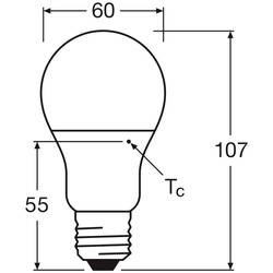 OSRAM HOMELIGHTING 4099854340338 LED Energetická třída (EEK2021) F (A - G) E27 8.5 W = 60 W teplá bílá (Ø x v) 60 mm x 60 mm 3 ks